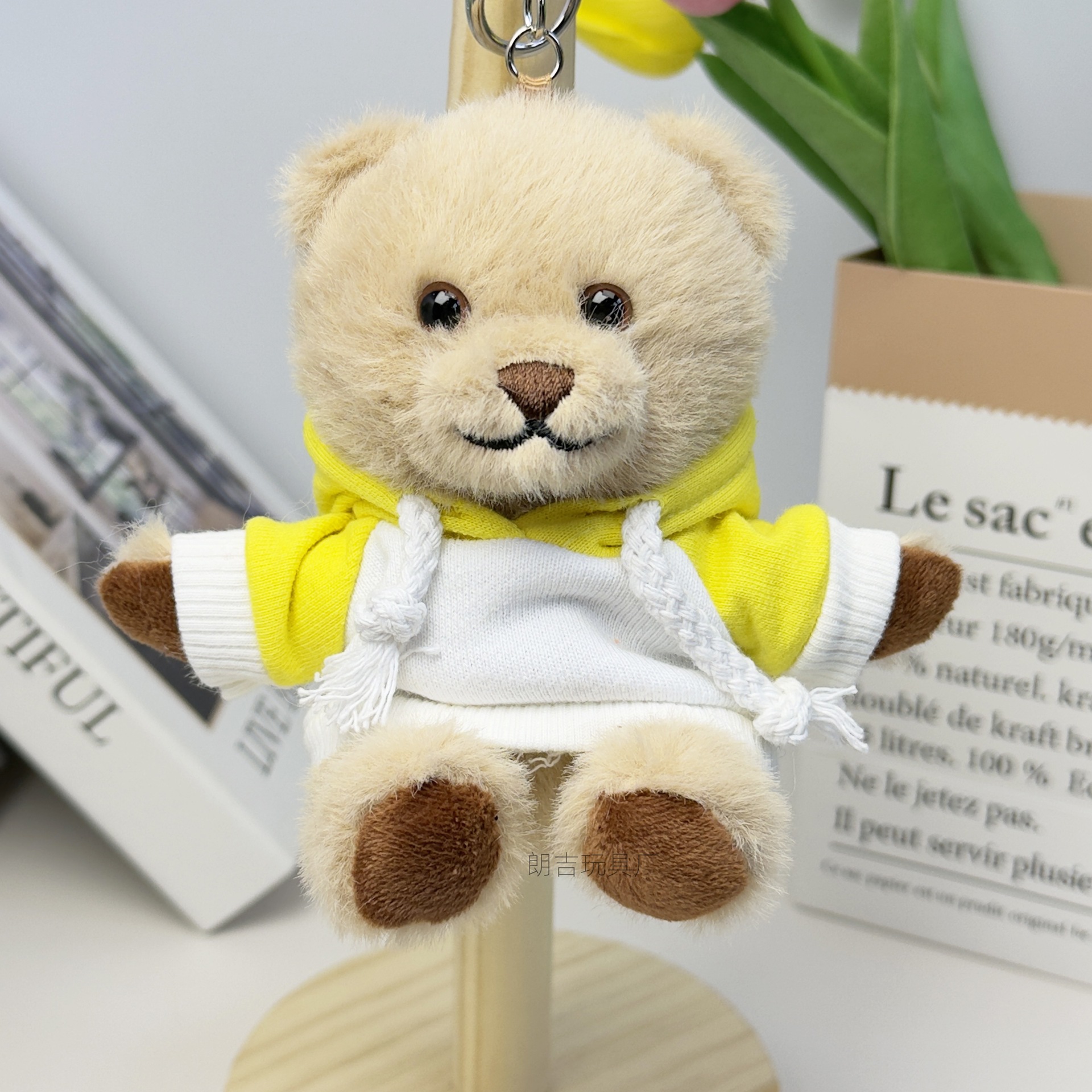 Teddy Bear Keychain Mochila Teddy Bear Doll Impresión nombre regalo de graduación logotipo de colgante imprimible