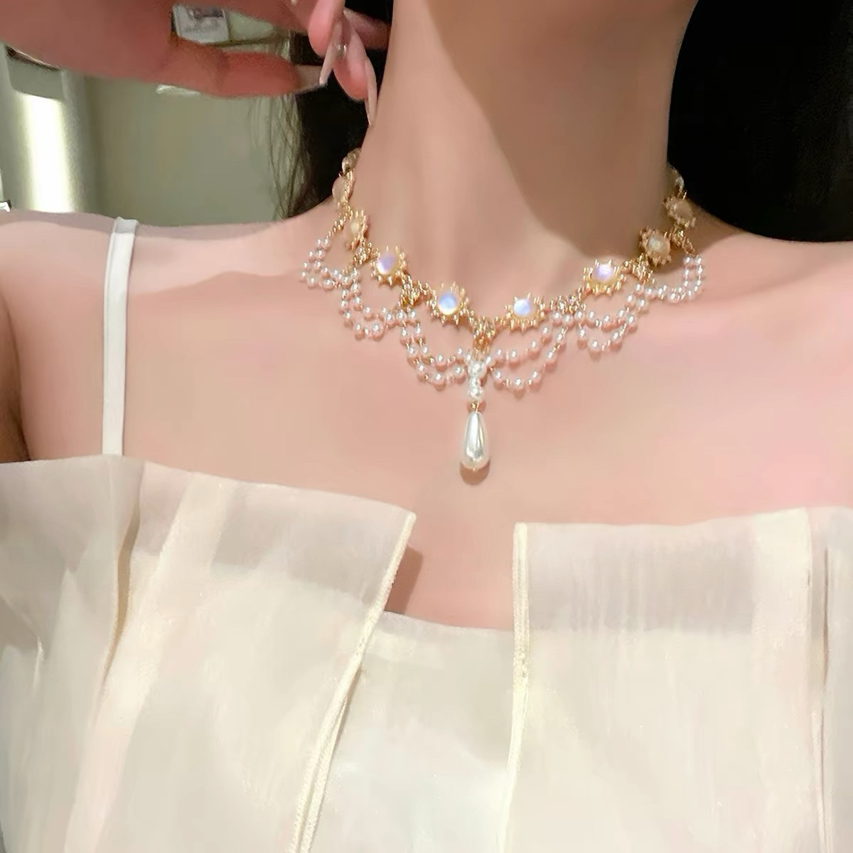 Xl2961 (alloy + imitation pearl material)