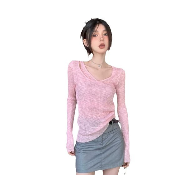 Летний облегающий набор с длинным рукавом, солнцезащита, европейский стиль, легкий и стильный