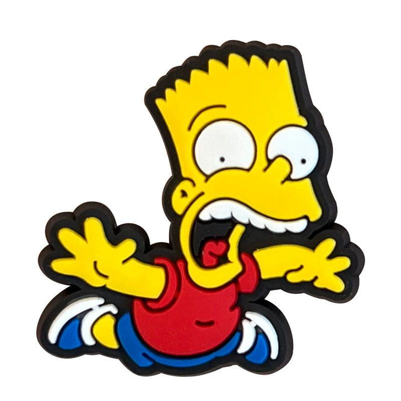 Подвески для обуви (серия Simpsons) Кроки-жиботы, одна подвеска для обуви, 18 вариантов цвета