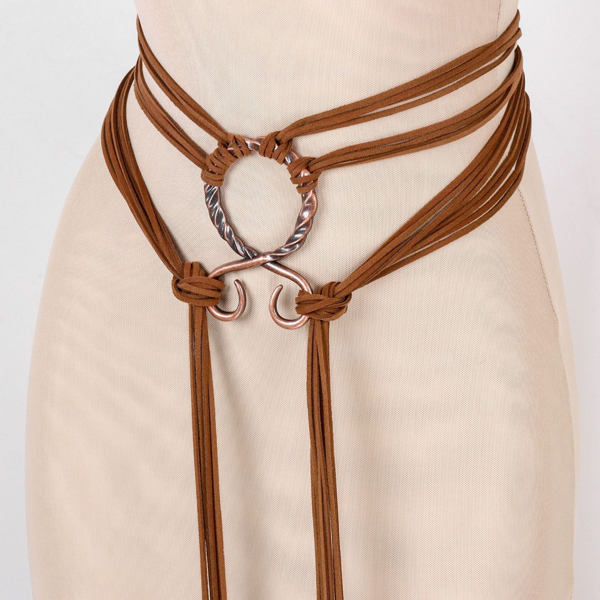 브론즈 스레드 브라운