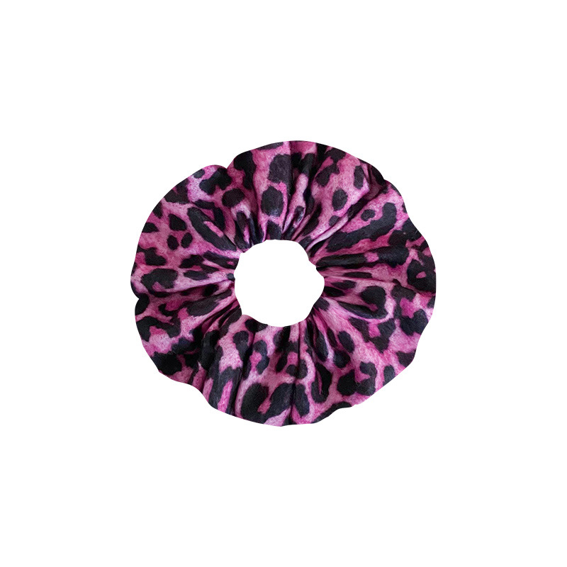 Set de Diadema y Coletero con Estampado de Leopardo de Temu, para SPA, Lavado Facial, Pañuelo para la Cabeza, Accesorios para el Cabello con Estampado Veraniego para Mujer