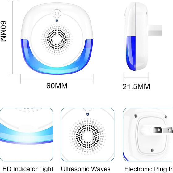 Household ultrasonic mosquito repellent insect repellent intelligent mosquito repellent mosquito killer mosquito killer lamp insect killer Amazon