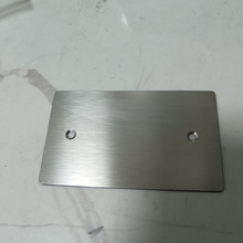 304不锈钢盖板防火耐高温118线盒金属银色白板底盒盲板暗盒装饰盖