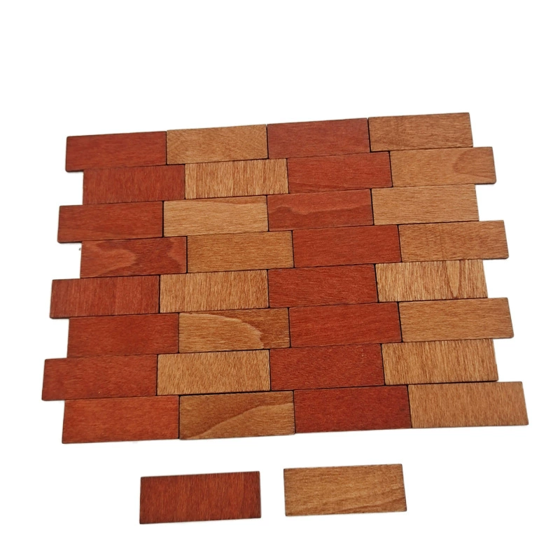 Фабрика прямых продаж мини-игрушечный дом аксессуары геометрические куклы дом мебель деревянная доска для украшения модели