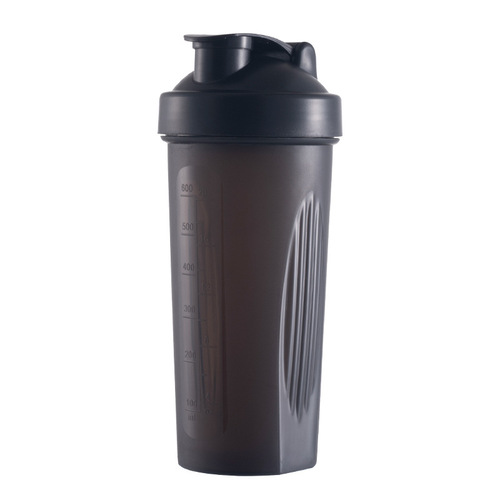High-end order 600ml shaker cup protein powder sports water bottle with ball shaker cup, no handle with handle, printable
