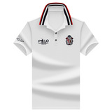 Летняя футболка polo, футболка с коротким рукавом, с вышивкой