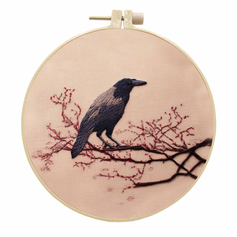 オリジナルのクロスボーダー手刺繍DIY素材パック、ヨーロピアンスタイルの刺繍キット、DIYフリーハンド刺繍キット|undefined