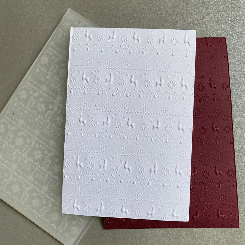 3D textura clip de plástico cóncavo-convexo molde de gofrado cóncavo-convexo Plantilla de gofrado placa DIY grabado clip de impresión material de diario