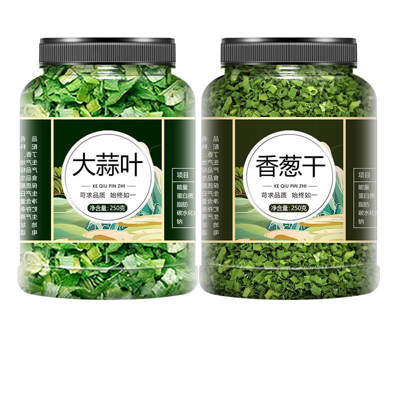 【2缶】乾燥ニラ+にんにくの葉(計500g)