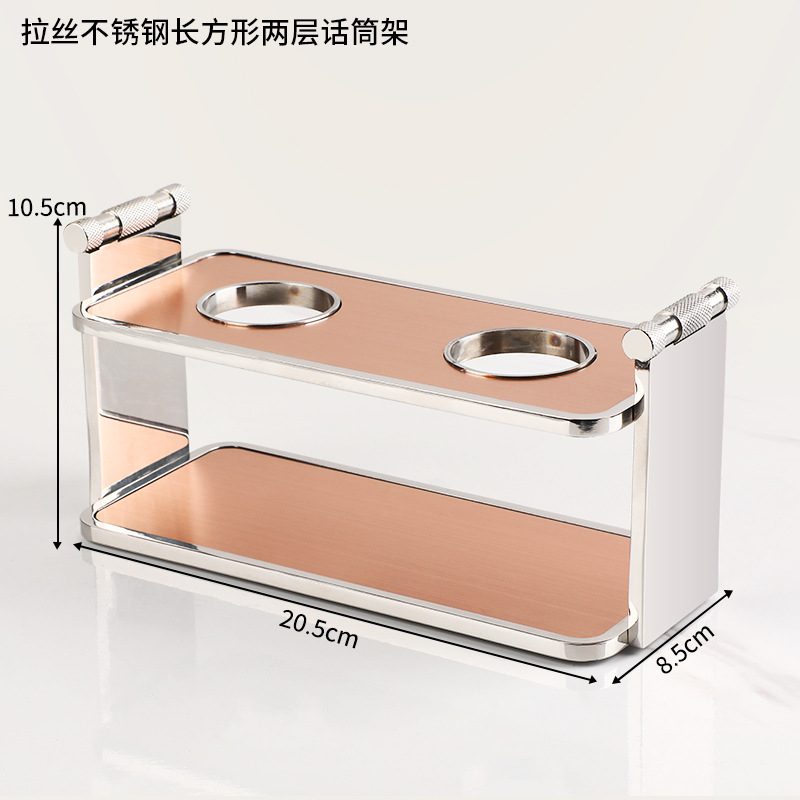 Ktv acero inoxidable cepillado conjunto completo suministros de Decoración de mesa caja de negocios Cenicero plato de fruta Luz de lujo decoración de escritorio traje