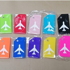 アマゾン新型航空飛行機シリコン荷物札ソフト搭乗券スーツケース楽器タグペンダントタグ