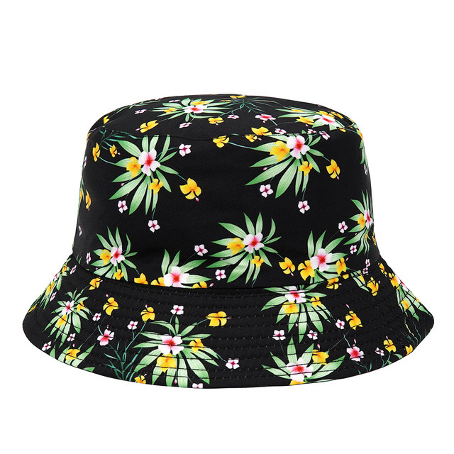 Sombrero de Sol de verano Sombrero de cubo de pato amarillo reversible para hombres
