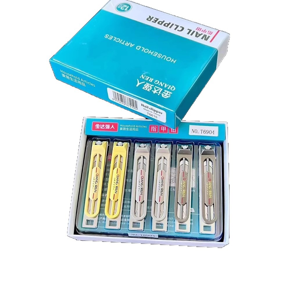 Cuchillos de uñas Jinda Strong 100 cortadores de uñas grandes, medianos y pequeños, cortaúñas de boca plana y cortaúñas de boca oblicua al por mayor