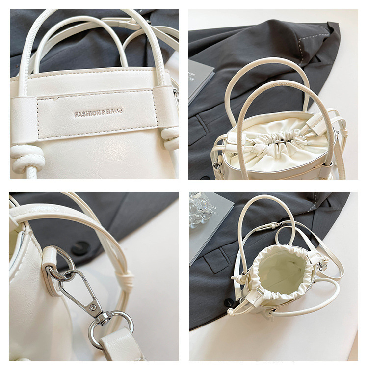 A new 2025 versatile, casual and simple large-capacity handbag for commuting, a lightweight solid color crossbody bag for women in summer undefined