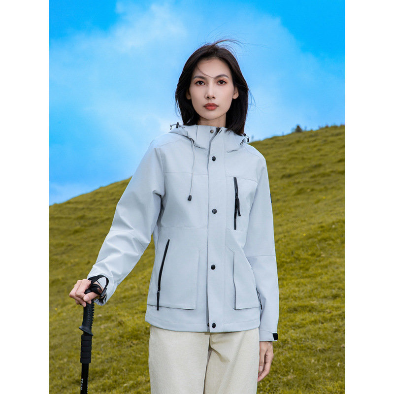 Ropa de asalto de una sola capa para mujeres deportivas a prueba de agua a prueba de viento delgada 24 nuevas herramientas de un solo impacto chaqueta de montaña para hombres