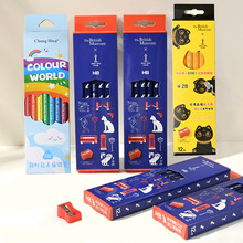 中华铅笔粗三角杆铅笔HB 2B学生写字用笔大三角杆矫正握姿正姿笔