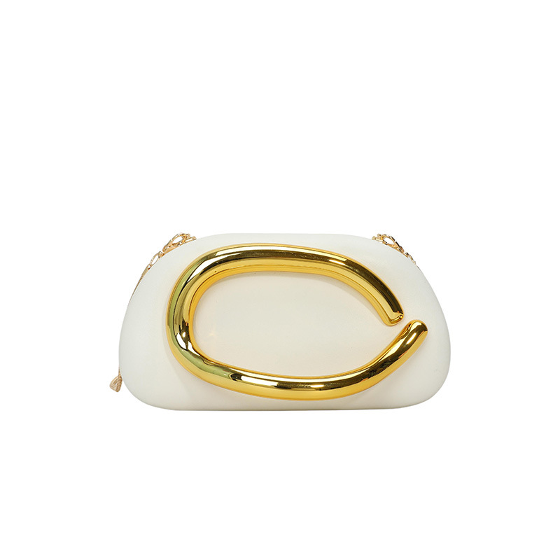 Fashion Ins Clutch Evening Bag Elegant Niche Design Shoulder Bag For Women Korean Style Versatile Chain Crossbody Bag - Thumbnail 6