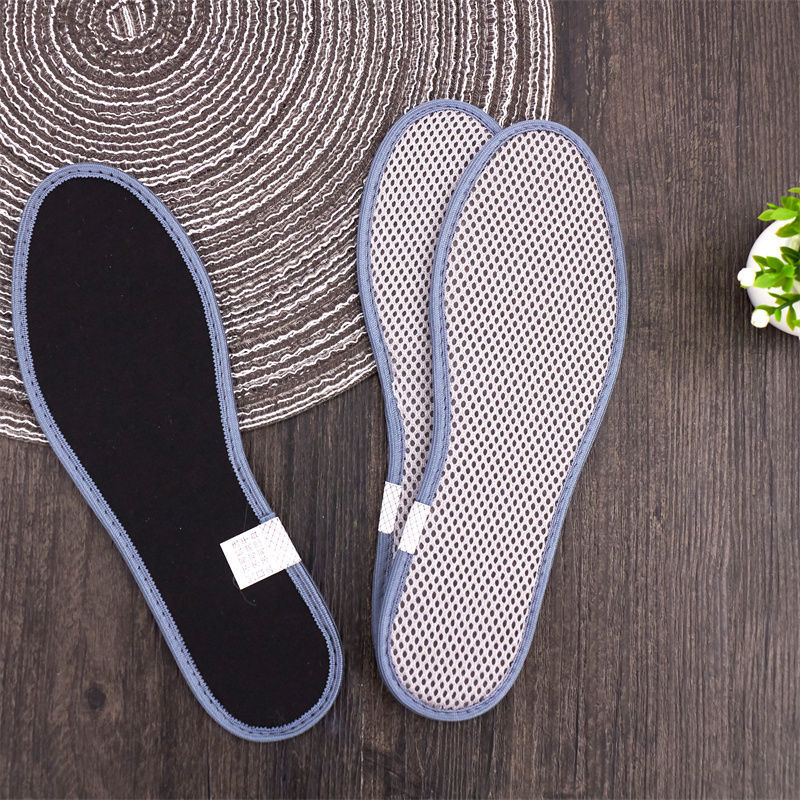 Xinxiang Buyun plantilla desodorante verano nuevo carbón de bambú medicina cuidado de los pies desodorante malla transpirable sudor-absorbente hombres Plantilla