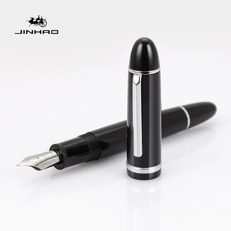 Golden Hao X159 деловая золотая ручка, 40 мм, прямая пластиковая корпусная ручка с большой спиралью, металлическое перо