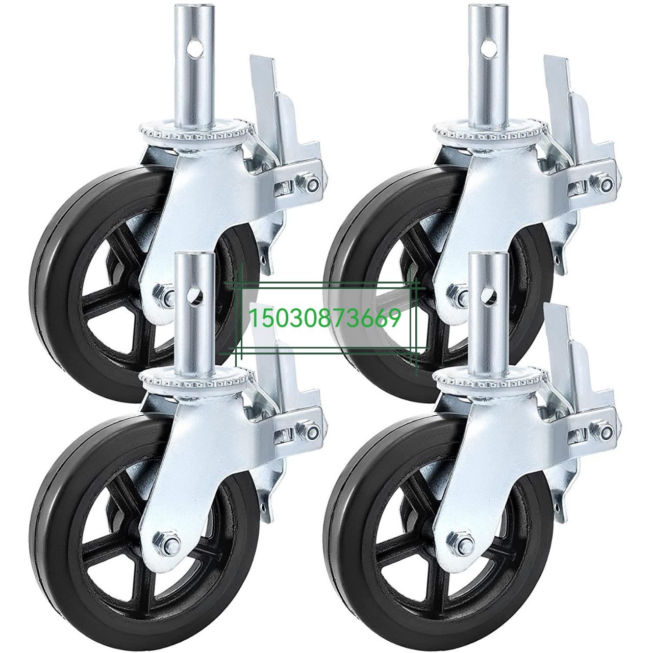 厂家制造.鹰架脚轮-脚手架万向轮.  尼龙脚轮-物流车万向脚轮.