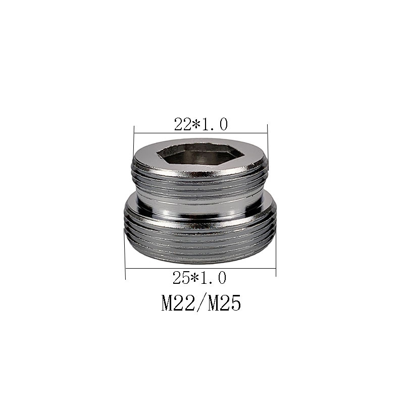 Adaptador purificador de agua de grifo Boquilla DE AGUA Bubbler 22 boquilla fina 4 puntos cabezal de ducha de dientes gruesos Alambre de alineación reductora 24 cobre