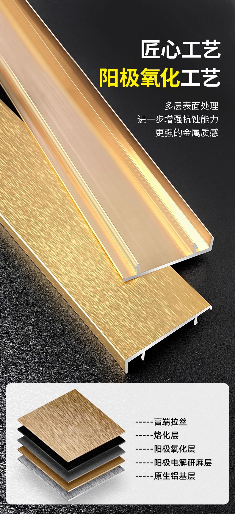 铝合金踢脚线厂家