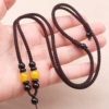 Yellow agate: coffee rope