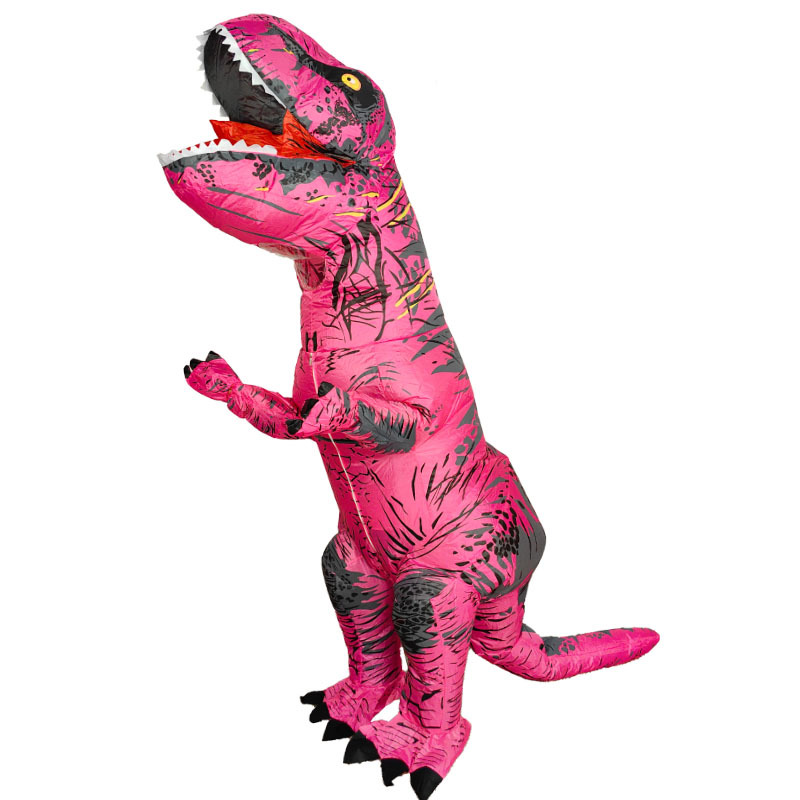 Disfraz Inflable de Tiranosaurio Rex, Accesorios para Fiestas de Disfraces de Halloween, Disfraz de Dinosaurio para Adultos y Niños