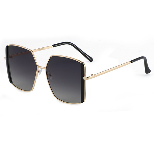 New large-frame square sunglasses, Korean version, trendy, big face, sun protection, sunshade, ladies street photography, sunglasses, glasses, drop shipping