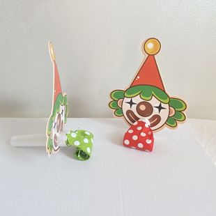Blowing Dragon whistle blowing roll party birthday party toy long nose children whistle cheer props