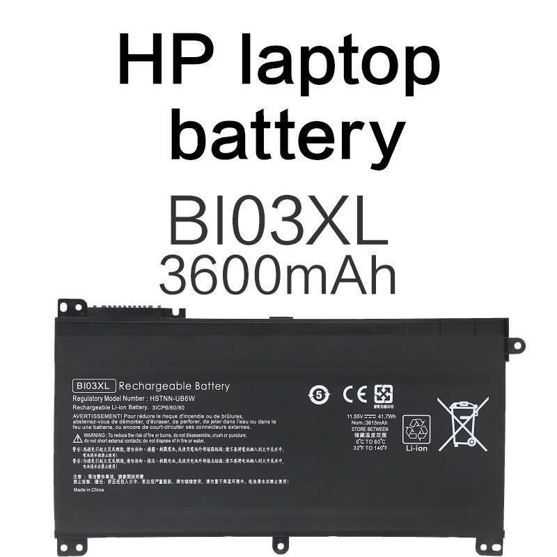 Bi03Xl Is Suitable for Hp Laptop Pavilion X360 13-U000/M3-U Laptop Battery Bi03Xl Is Suitable for Hp Laptop Pavilion X360 13-U000/M3-U Laptop Battery