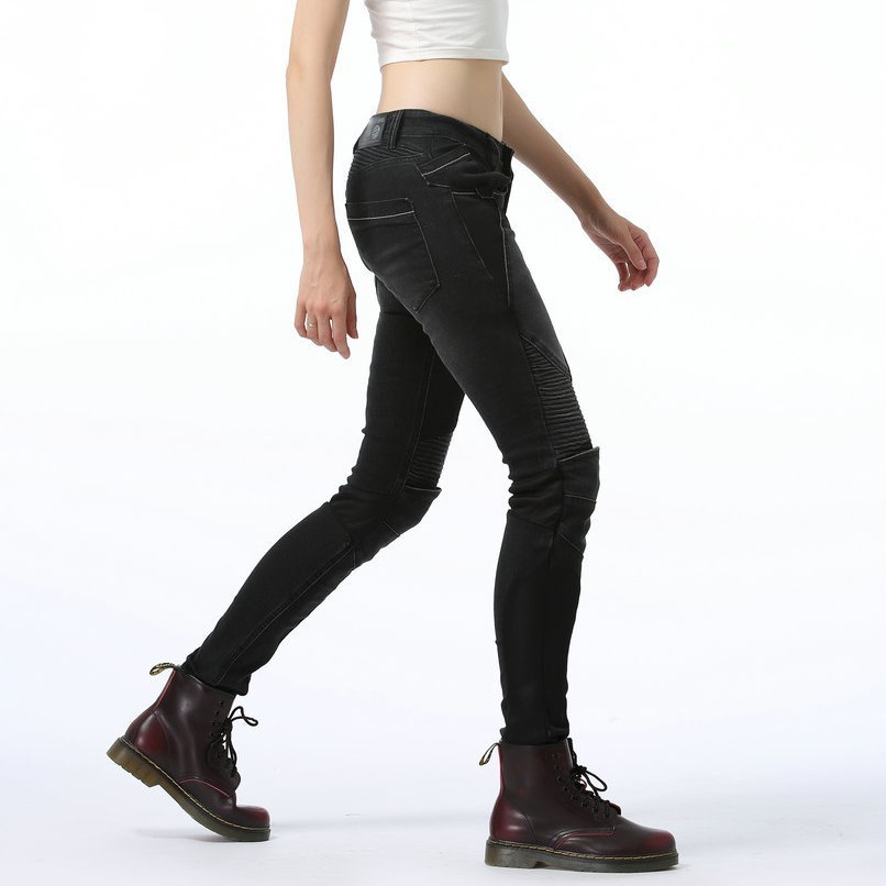 Caballero femenino verano motocicleta pantalones de montar pantalones vaqueros de la motocicleta carreras de malla de ventilación delgada pantalones transpirables