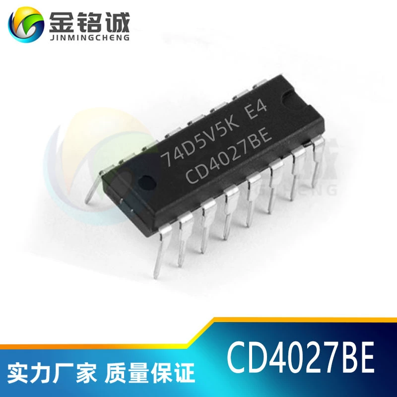 CD4027BE CD4027 DIP16 прямое подключение двухконтактный J-K мастер-рабочий триггер чип новый на складе