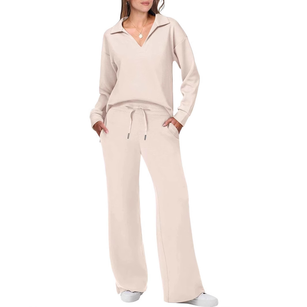 Women's Clothing 2024 autumn and winter solid color lapel new casual professional suit for women_voghion.com