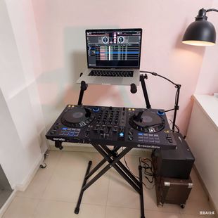 Dj Player Stand Brain Mixer Equipment Nightclub Bar Party Performance Stage Main Console X-Shaped Foldableing Stand