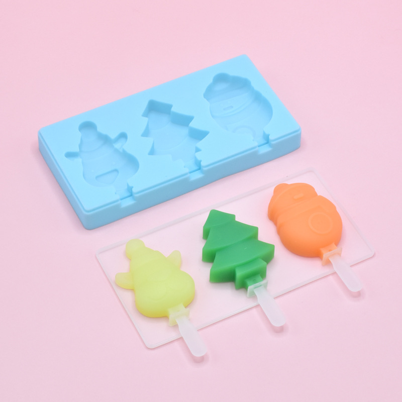 Transfronterizo molde de helado de dibujos animados molde de helado molde de paleta de queso molde de silicona jalea niños DIY