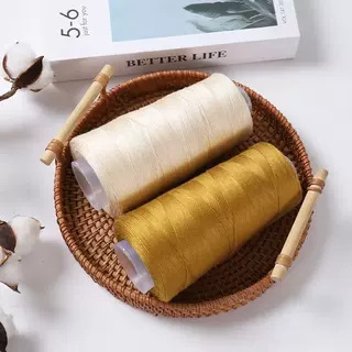 新品夏季桑蚕丝丝绵手工编织钩织短袖裙子亲肤有垂感毛线