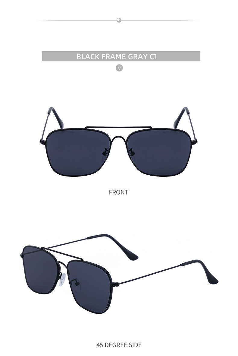 Verres réfléchissants européens et américains, lunettes de soleil, lunettes de soleil en boîte à la mode pour hommes, miroirs extérieurs à la mode pour hommes, nouvelle collection 2024_voghion.com