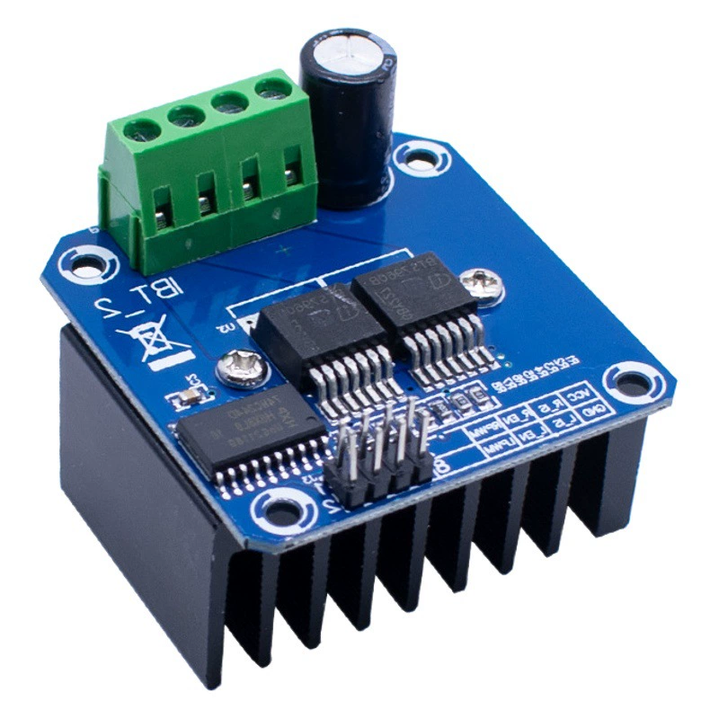 BTS7960 мощный интеллектуальный модуль платы водителя двигателя транспортного средства 43A контроль ограничения тока полупроводниковый привод охлаждения