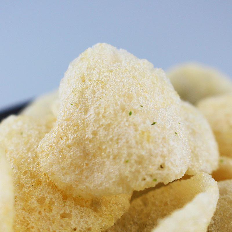 Gold Lemon Flavor Shrimp Chips Large Bag 80g Korean BBQ Flavor Squid Potato Chips Scallion Aromatic Nostalgic Children's Snacks Wholesale