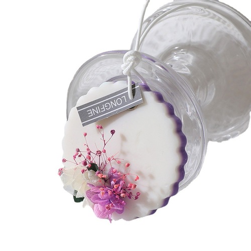 Wardrobe fragrance wax tablets bedroom wardrobe fragrance hanging tablets two-color immortal flower fragrance deodorant tablets