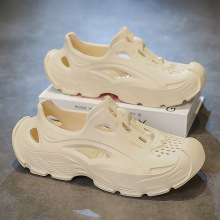 椰子洞洞鞋男夏季EVA外穿踩屎感运动凉鞋青少年户外防滑包头拖鞋