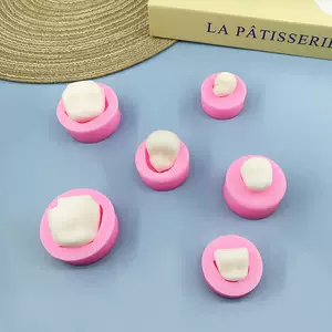 แม่พิมพ์ซิลิโคนสำหรับใบหน้าและศีรษะมนุษย์ เหมาะสำหรับดินน้ำมันเนื้อนุ่ม ดินน้ำมันเบาพิเศษ ปูนปลาสเตอร์ และเทียน เดมพิมพ์ง่าย