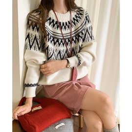 『费儿岛亲子』出亲子装啦~ 全羊毛加厚费尔岛提花毛衣超舒服2025