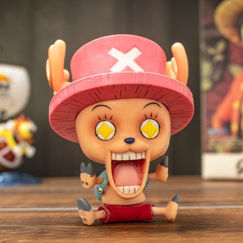 Animación hecha a mano de un conjunto completo de Luffy Sauron, la gran emperatriz Jobais muñeca muñeca hecha a mano adornos