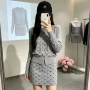 秋冬新款显瘦波点毛衣