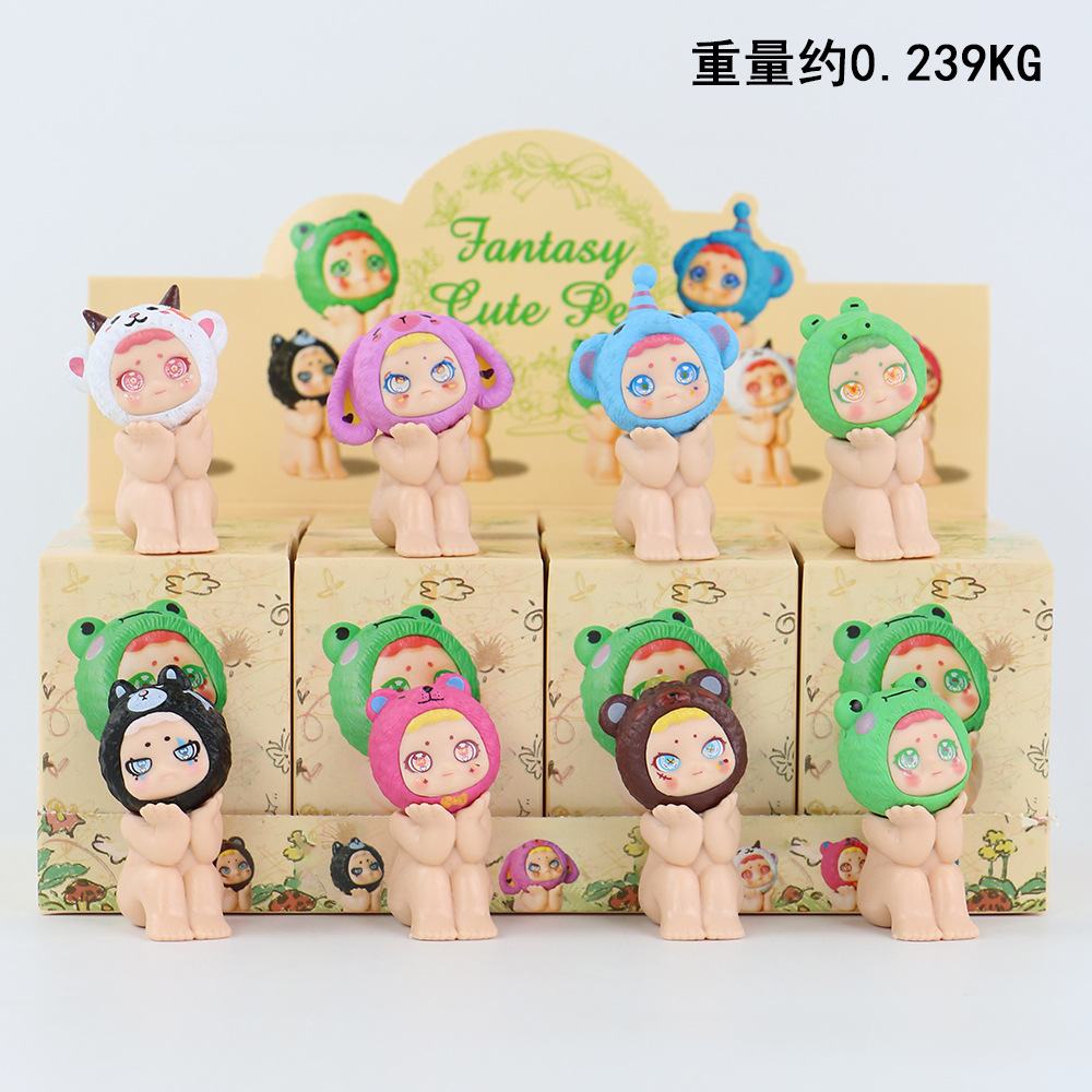 베이비 3 엘프 앉은 자세 8피스 박스 세트