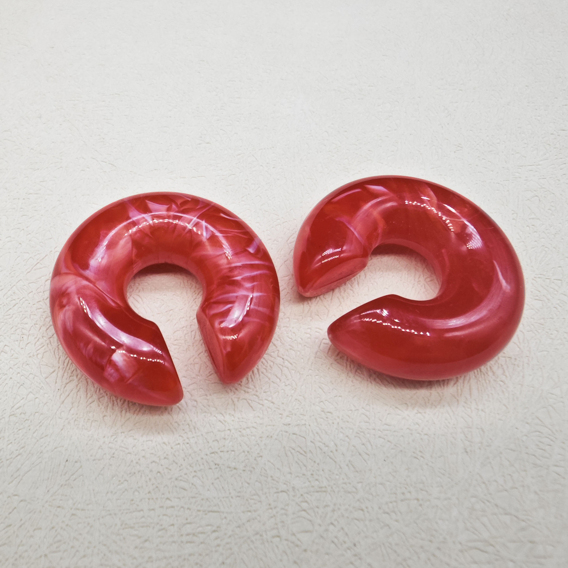 8g Weight Alloy Ear Needle Material Ear Cuffs Classification 1 Pair Quantity Casual Occasion Alloy Material C Shape Pattern Women's Gender Cute Style 1 Pair Cute C Shape Alloy Ear Cuffs 8