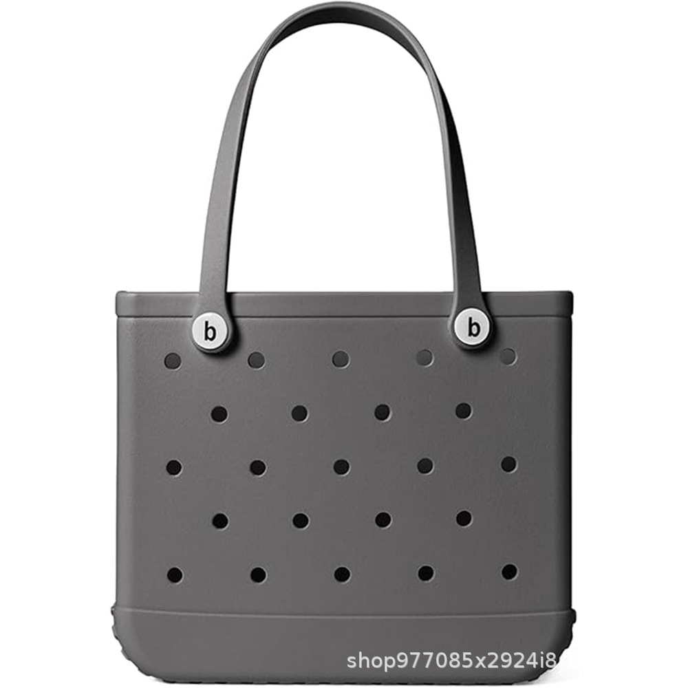 Eva bolsa de playa bolsa de agujero ligera europea y americana moda diy bolsa de mano de gran capacidad bolsa de hombro especial junto al mar